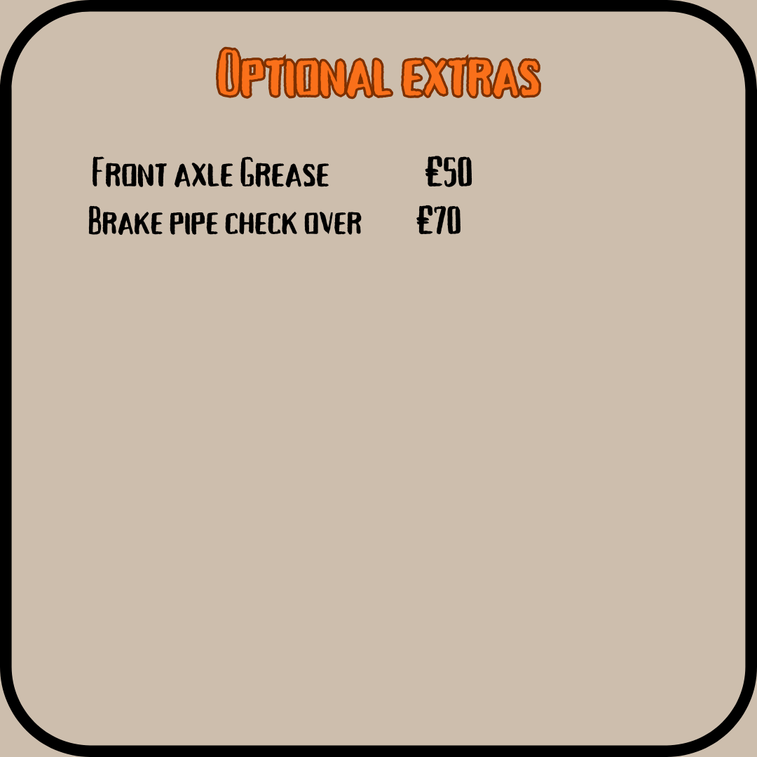 service extra details